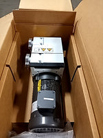  Leybold D16B 91463-1 Dual Stage Rotary Vane Vacuum Pump Baldor Image