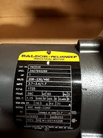  Leybold D16B 91463-1 Dual Stage Rotary Vane Vacuum Pump Baldor Image