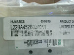  Numatics L22BA452B000061 Pneumatic Solenoid Valve 24 Vdc 1/4" N Factory Sealed Image
