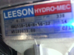  Leeson Hydro-Mec HMQ518-14-H-56-12 Gear Reducer 14:1 Ratio Image