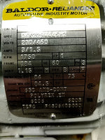  Baldor 1HP AC Motor 1750rpm 184 Frame 230/460VAC 3PH ENC TEFC M Image