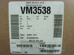 Baldor Reliance VM3538 0.50HP 1/2HP AC Motor 1725RPM 56C Frame Image