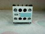 Siemens 3RH1911-1FA20 Auxiliary Contact Block 10A  690VAC Image
