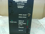  Sieb Meyer 26.44.18 Servo Controller Type M2 Brushless Motor Sy Image