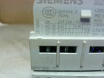  Siemens 3RV1901-1F Transverse Auxillary Switch 2 NO w/ Screw Te Image