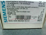  Siemens 3SB3644-6BA30-0CC0 Pilot Light Yellow Lens 24V Image