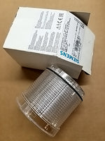  Siemens 8WD 4400-1AE Clear Steady Stack Light 12/230 Vac (No Bu Image