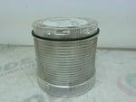  Siemens 8WD 4400-1AE Clear Steady Stack Light 12/230 Vac (No Bu Image