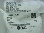  SMC AS2201F-01-06SD Flow Control Valve 0.125" x 6mm Tube (10 PC Factory Sealed Image