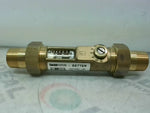  Taconova 223.6301.120 Flow Meter 1.5-5.0 GPM 3/4" Dia. Image