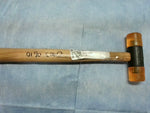  STANLEY 57-594 HAMMER, REPLACEABLE FACE - TYPE: REPLACEABLE FACE, WEIGHT: 8 OZ, FACE TYPE: PLASTIC, FACE DIAMETER: 01.250 IN, HANDLE TYPE: HICKORY, LENGTH: 12.000 IN, GRIP: WITHOUT Image