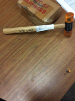  STANLEY 57-594 HAMMER, REPLACEABLE FACE - TYPE: REPLACEABLE FACE, WEIGHT: 8 OZ, FACE TYPE: PLASTIC, FACE DIAMETER: 01.250 IN, HANDLE TYPE: HICKORY, LENGTH: 12.000 IN, GRIP: WITHOUT Image