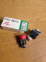  Telemcanique XB4-BS8445 Red Mushroom Pushbutton Switch 1 NO 1 N Image