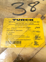  Turck GSDA GKDA 40-38M/S4000 4X10 AWG Black Cable Assembly  U-5 Image