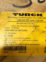  Turck GSDA GKDA 40-38M/S4000 4X10 AWG Black Cable Assembly  U-5 Image