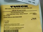  Turck GSDWA GKDA 40-3M/S3064/S4000  AWG Black PVC Cable 3M  4 P Factory Sealed Image