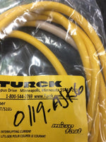  Turck KB 3T-2-SB 3T/S105 MicroFast Molded Cordset Cable Image