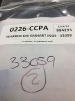  WARREN EMHART 33059 COUPLING, EQUIPMENT PART Image
