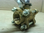 Watts B-6800-SE-LC 1/4" 3-Piece Full Port Ball Valve Image