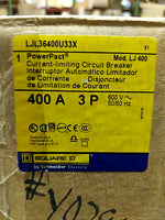  Square D LJL36400U33X Circuit Breaker Current Limiting 400A 600 Image