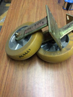  MR. ROLLER INC BKD 820-PEB R50 CASTER, RIGID - TYPE: RIGID, WHEEL DIAMETER: 8.00 IN, TREAD WIDTH: 2.00 IN, WHEEL MATERIAL: TOPTHANE, TREAD TYPE: SMOOTH, OVERALL HEIGHT: 10.25 IN, WEIGHT/CAPACITY: 1500.00 LBS, BRAKE: WITHOUT, MOUNTING TYPE: PLATE, WHEEL BE Image