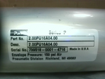  Parker 2.00-PU16A04.00 /P Cylinder 2" Bore 4" Stroke 150psi Air Factory Sealed Image