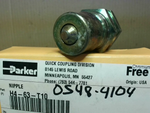  Parker H4-63-T10 Hydraulic Quick Connect Coupling / Nipple 3/4" Image