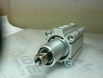  SMC MKB40TN-10LZ-X2094 Cylinder Rotary Clamp 40mm Bore 10mm Str Image