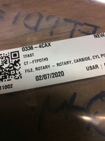  TFAST CT-FTPDT#3 FILE, ROTARY - TYPE: ROTARY, MATERIAL: CARBIDE, SHAPE: CYL PILOT CUT END, CUTTER DIAMETER: 00.1250, MEASURE UNIT: IN, SHANK DIA: 00.1250, MEASURE UNIT 1: IN Image