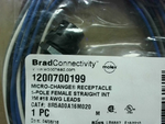  Brad Connectivity 8R5A00A16M020 Micro Change Receptacle 5-pole  Factory Sealed Image
