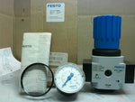  Festo LR-1/2-D-7-MIDI Pressure Regulator w/Gauge 1/2"NPT 240psi Image