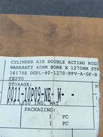  Festo DGPL-40-1270-PPV-A-GF-B Rodless Pneumatic Cylinder 40mm x 1270mm Factory Sealed Image