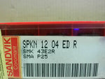  Sandvik SPKN 12 04 ED R 3040 SMK 43E2 R Carbide Inserts SMA P25 (10 PCS) Image