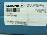  Schunk  SFA-SM 160 Soft Full Grip Jaw (Set of 2) 0173100 Steel  Factory Sealed Image