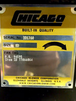  Chicago Blower Design 53 High Pressure Blower 25HP Size N3, Arr Image