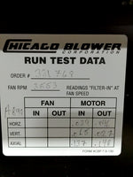  Chicago Blower Design 53 High Pressure Blower 25HP Size N3, Arr Image