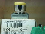  Automation Direct GCX1113 Push Button Yellow w/Contact Image