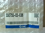  SMC SS0755-02-X36 Solenoid Control Valve on Manifold Image