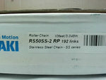  Tsubaki RS50-SS-2 RP Stainless Steel Double Strand Roller Chain #50 10FT Factory Sealed Image