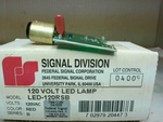  Federal Signal LED-120RSB Red LED Lamp 120VAC Ser.B Image