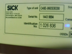  Sick C40E-0603DB200 Safety Light Curtain Transmitter 1026836 Image
