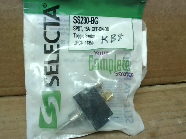 Selecta SS230-BG 15 Amp Toggle Switch. – Ideal Surplus