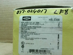  Hubbell HBL9368 3 Wire Industrial Angle Straight Plug 2 Pole 50 Image