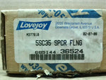  Lovejoy 5SC35 S-Flex Spacer Flange 1.125" Bore x 3.25" OD Cast Iron 36524 Image