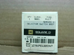  Square D 9001 KU17 Ser H Clear Selector Switch Image