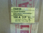  Square D FA36100 100A 3P 600V Circuit Breaker. Image