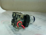  Allen Bradley 800T-QT24 /T Illuminated Blue Button Push To Test Image