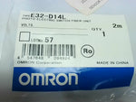  Omron E32-D14L Photo Electric Switch Fiber Unit 2 Meters Factory Sealed Image