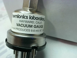  Thermionics Laboratory 6343/004 Vacuum Gauge 16.4ma Produces 9. Image