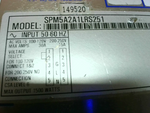  Power One SPM5A2A1LRS251 D.C. Power Supply International Series Image